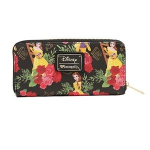 Loungefly Beauty and the Beast Floral Wallet